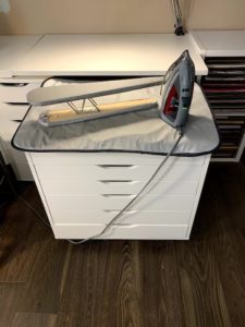 old ironing station