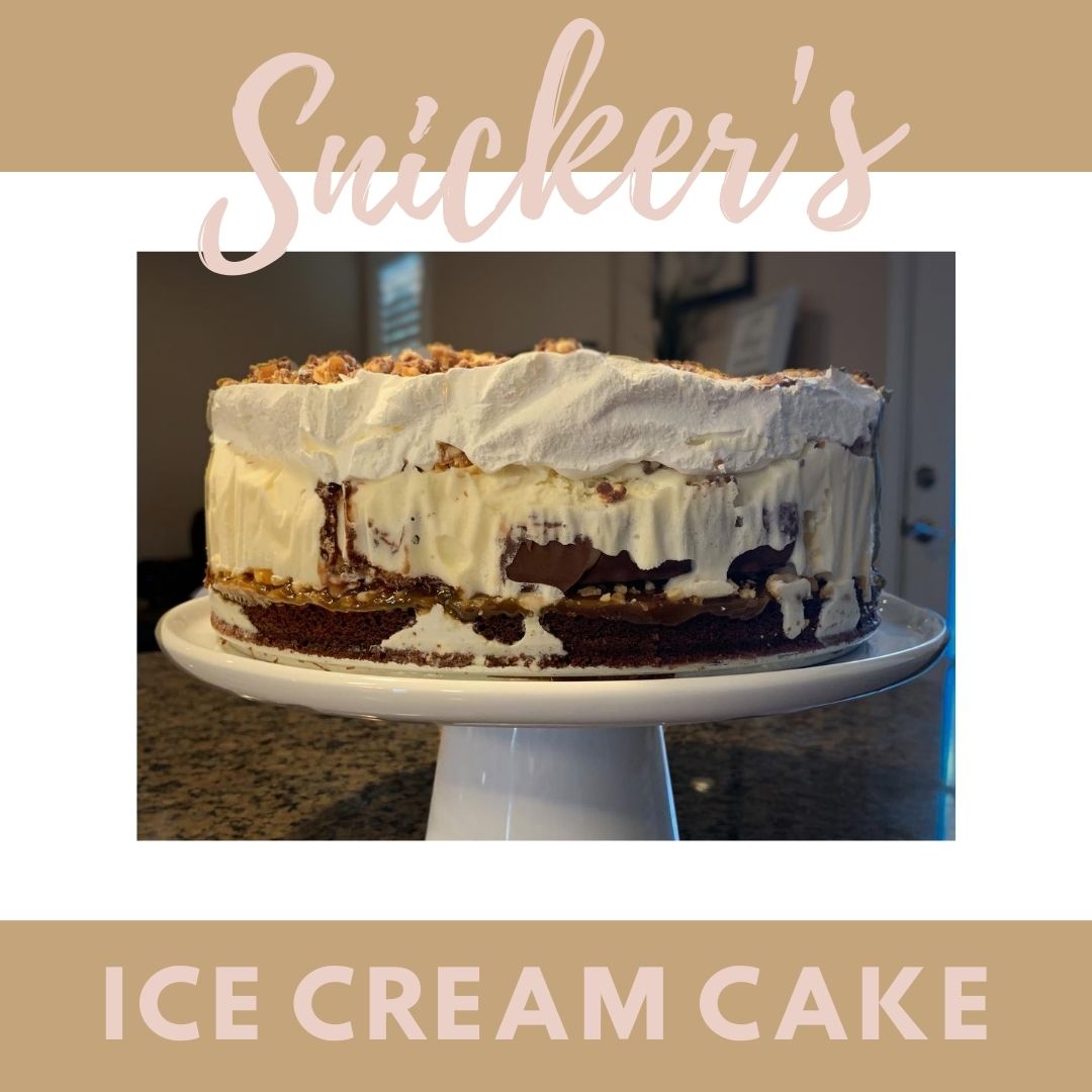 Read more about the article Snickers Ice Cream Cake