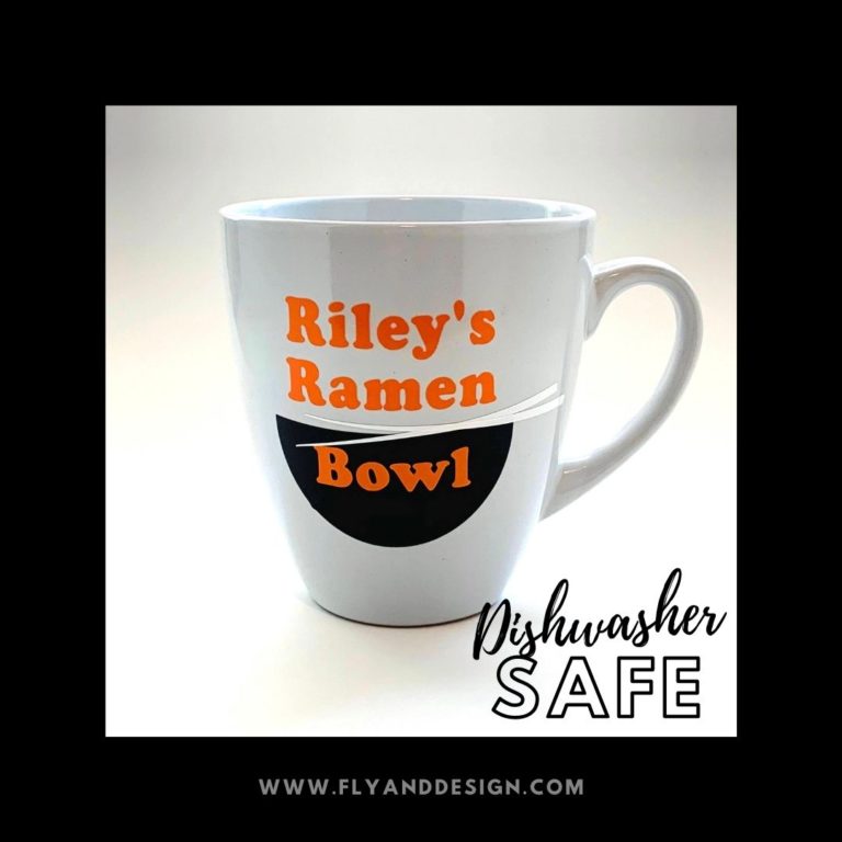 RileyBug’s Ramen Bowl with Dishwasher Safe ModPodge
