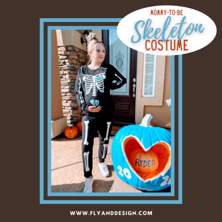 Skeleton Costume for Mommy-to-Be