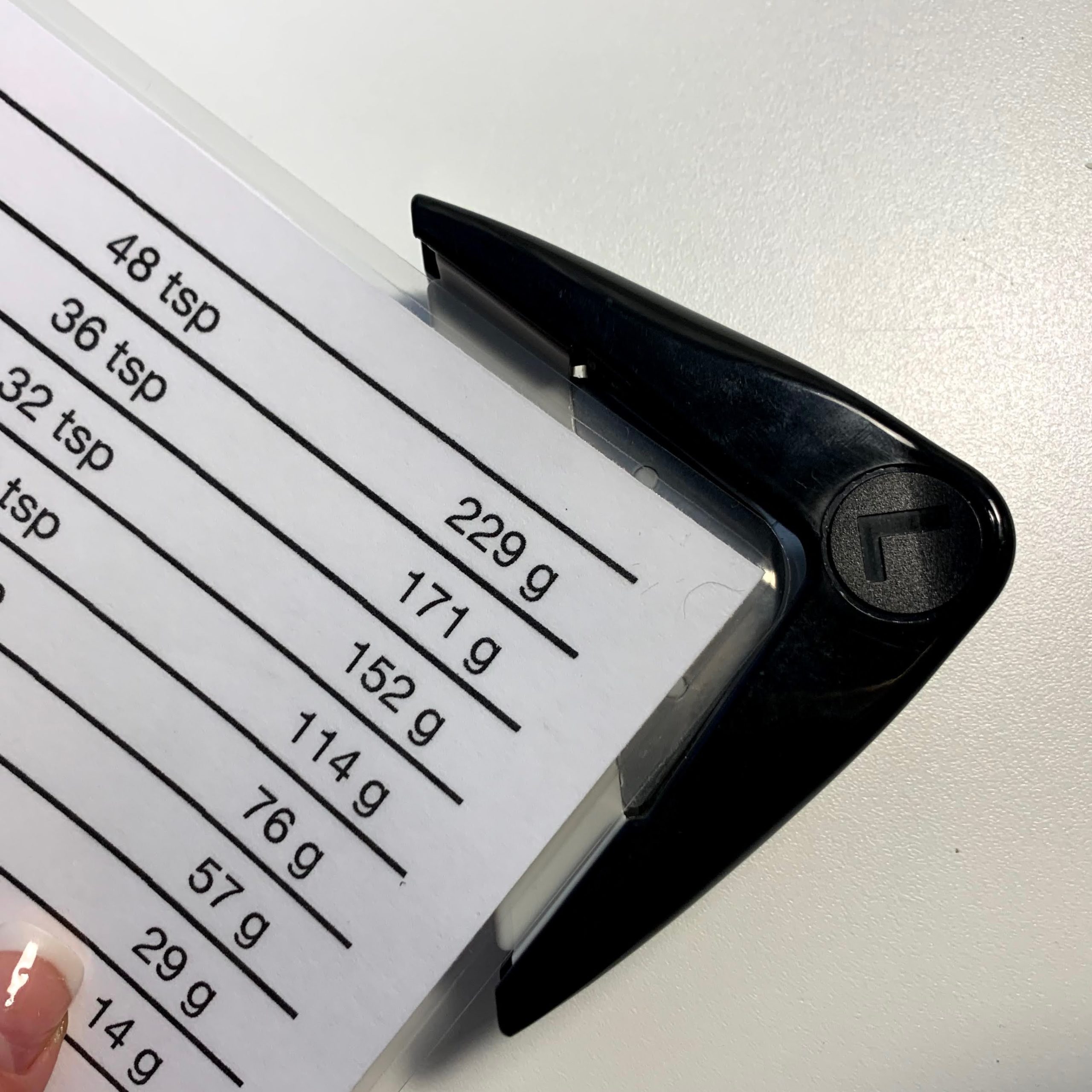 Rounding corners on conversions chart