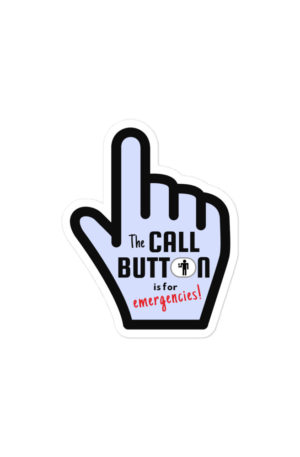 Call Button Sticker