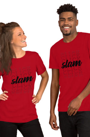 Slam Click Stacked Short-sleeve unisex t-shirt